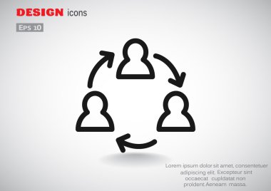 Yuvarlak iletişim sembolü