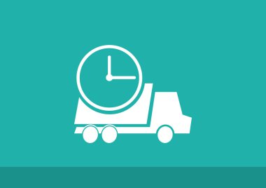 Saati ile basit kamyon 