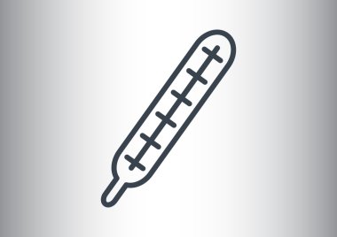 medikal termometre web simgesi 