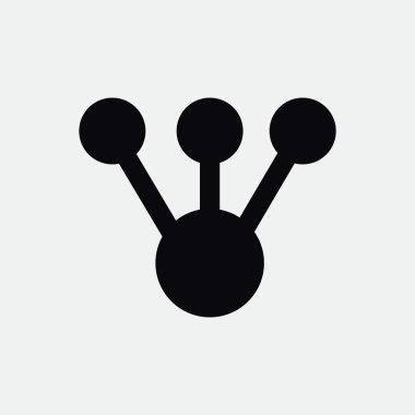 Moleküler bileşik web simgesi 