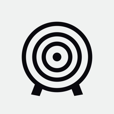 Yuvarlak hedef web simgesi 