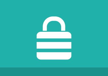 Basit web simgesi kilitleme 