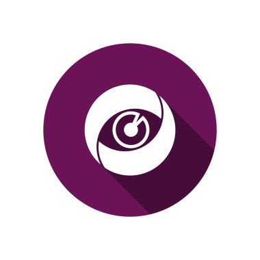 Objektif göz web simgesi 