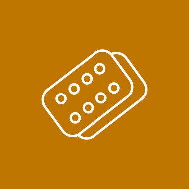 Bandaj sıva basit web simgesi 