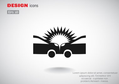 Otomatik kaza web simgesi 