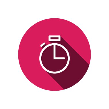 Basit kronometre web simgesi 