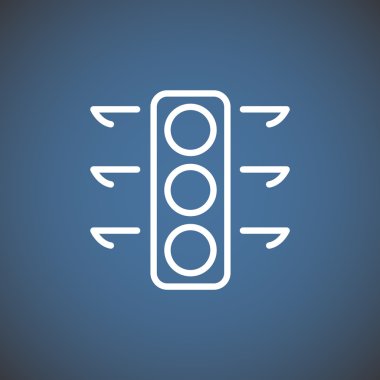 trafik ışıkları web simgesi 