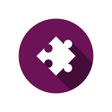 Bulmaca öğesi basit web simgesi