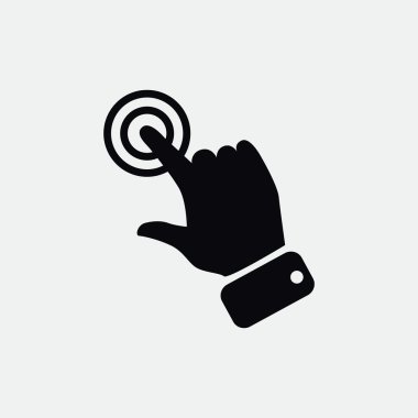 Dokunmatik ekran web simgesi 