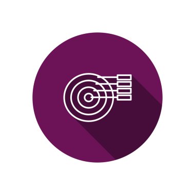 Yuvarlak Infographic web simgesi 