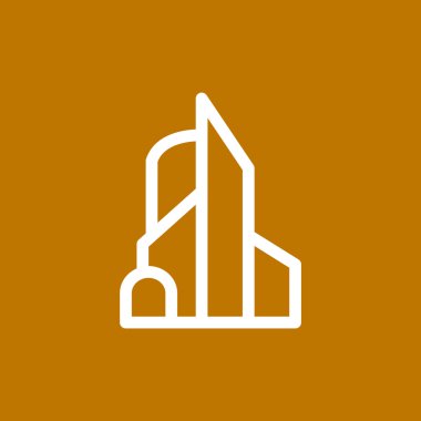 Büyük şehir basit web simgesi