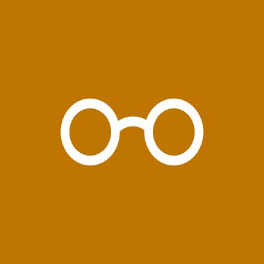 Retro yuvarlak gözlük simgesi