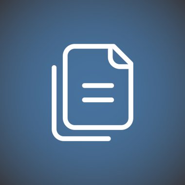 Dosyaları veya belgeleri web simgesi 