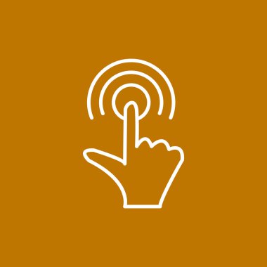 Dokunmatik ekran web simgesi