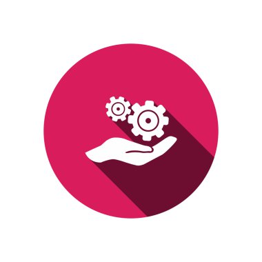 Gears'ı insan eli web simgesi üzerinde 