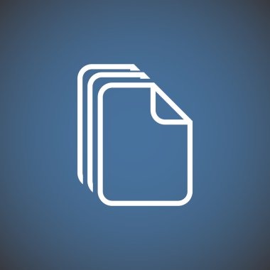 Dosyaları veya belgeleri web simgesi 