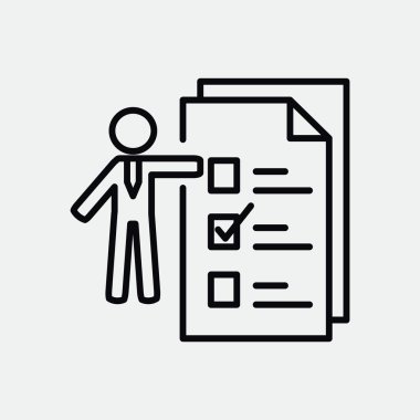 İnsan ile web simgesi listelemek için 