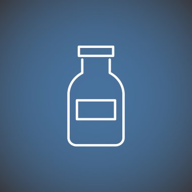 Tıp şişe web simgesi 