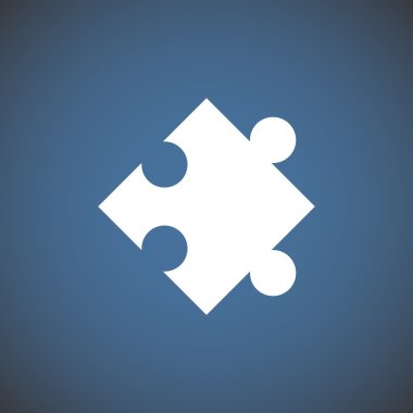 Bulmaca öğesi basit web simgesi