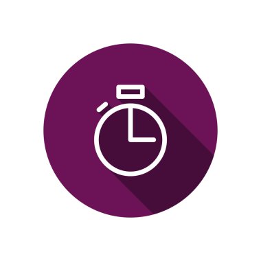 Basit kronometre web simgesi 