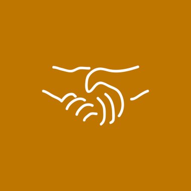 El sıkışma basit web simgesi 