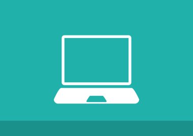 Basit dizüstü web simgesi 