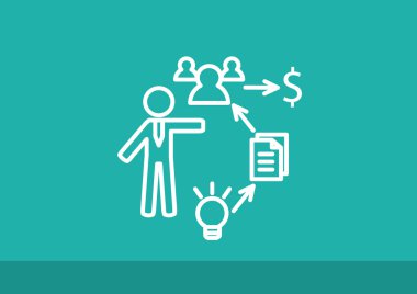 İş basit web simgesi 