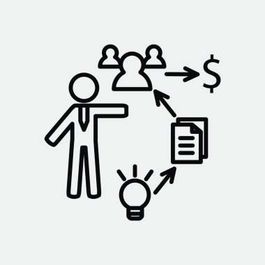 İş basit web simgesi 