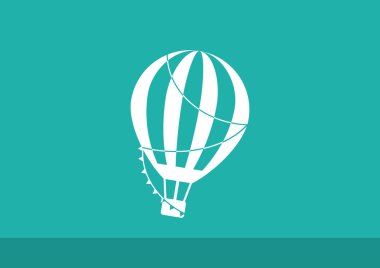 Balon aerostat web simgesi 