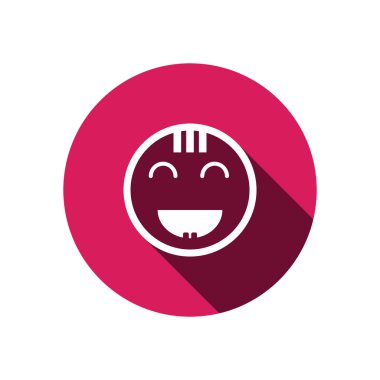 Mutlu bir çocuk yüzü doodle 