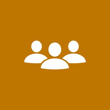 Grup insanlar basit web simgesi 