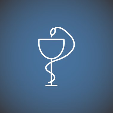 Yılan ve Kupası eczane simgesiyle 