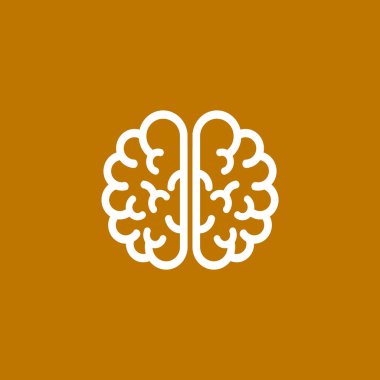 İnsan beyni web simgesi