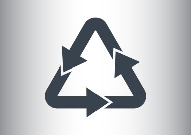 Atık geri dönüşüm sembolü  