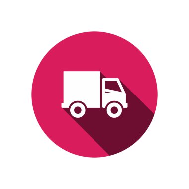 Basit kamyon web simgesi 