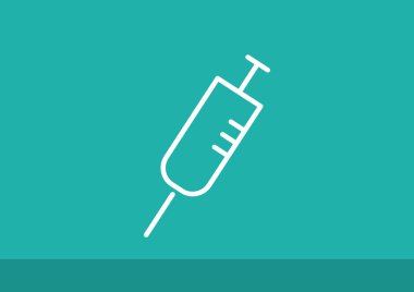 Basit şırınga web simgesi 