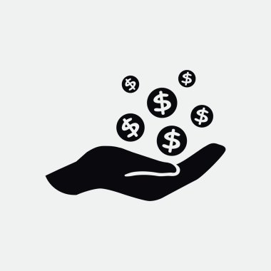 İnsan eline düşen paraları 