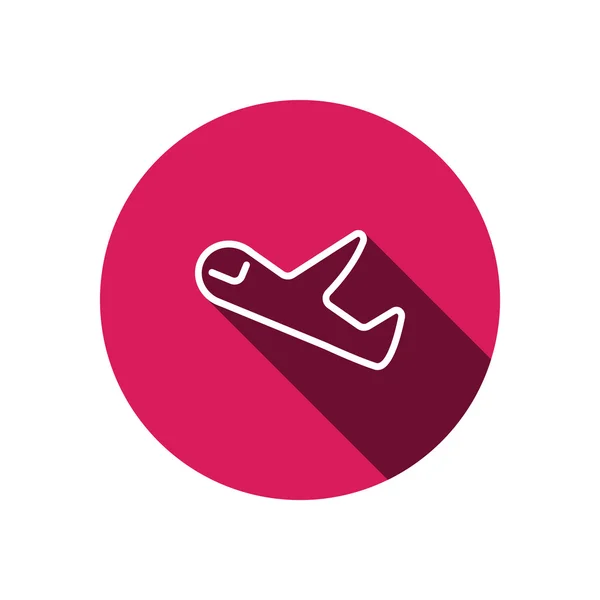 Aircraft web icon — Vector de stoc