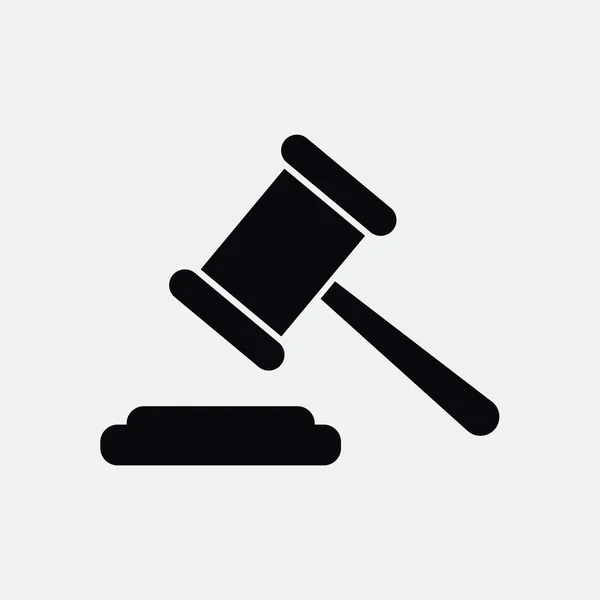 Törvény Hummer ikon — Stock Vector