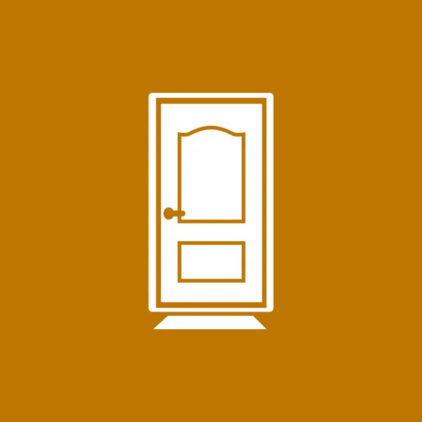 Иконка закрытой двери — стоковый вектор