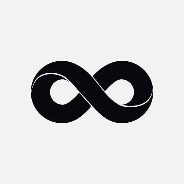 Infinity symbol web icon — Stock Vector