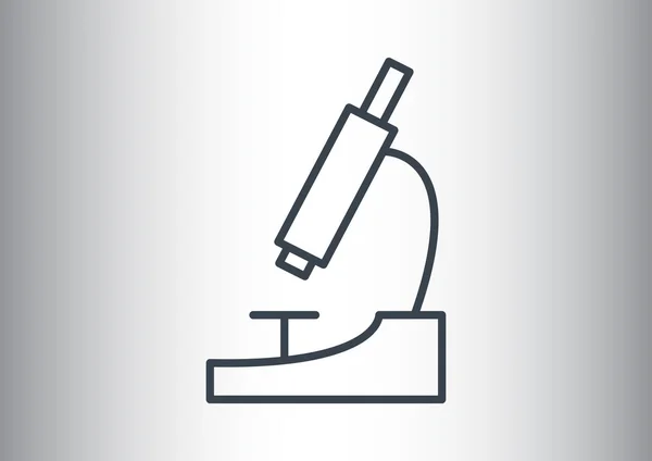 显微镜简单 web 图标 — 图库矢量图片