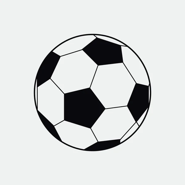 Icône web ballon de football — Image vectorielle