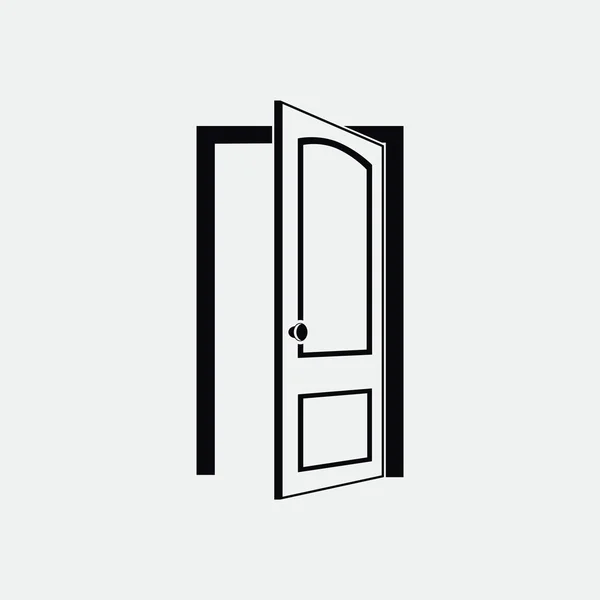 Açılan kapı web simgesi — Stok Vektör