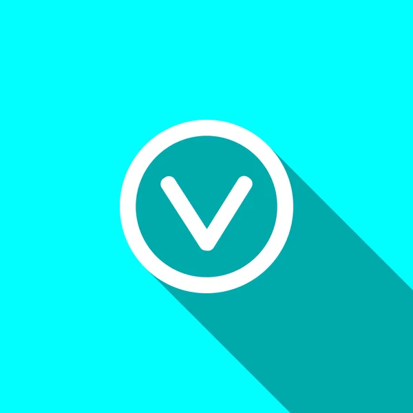 Chek mark kullancs ikonnal — Stock Vector
