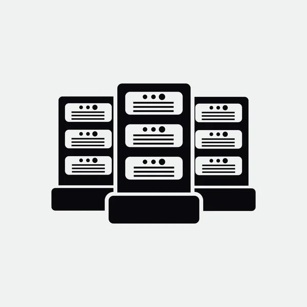 Dataservers web pictogram — Stockvector