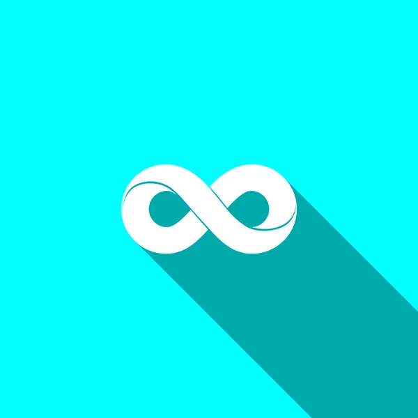 Symbole d'infini icône web — Image vectorielle