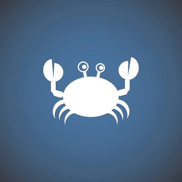 Crab web icon — Stock Vector