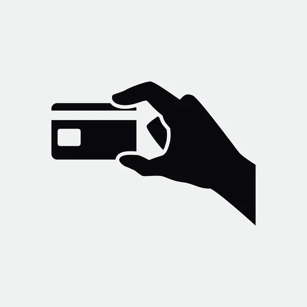Εκπτωτική κάρτα στο χέρι — Διανυσματικό Αρχείο