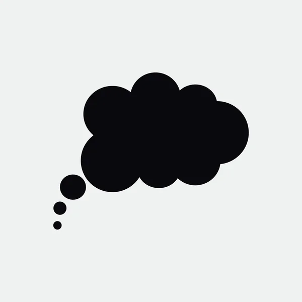 Bulut köpük basit web simgesi — Stok Vektör